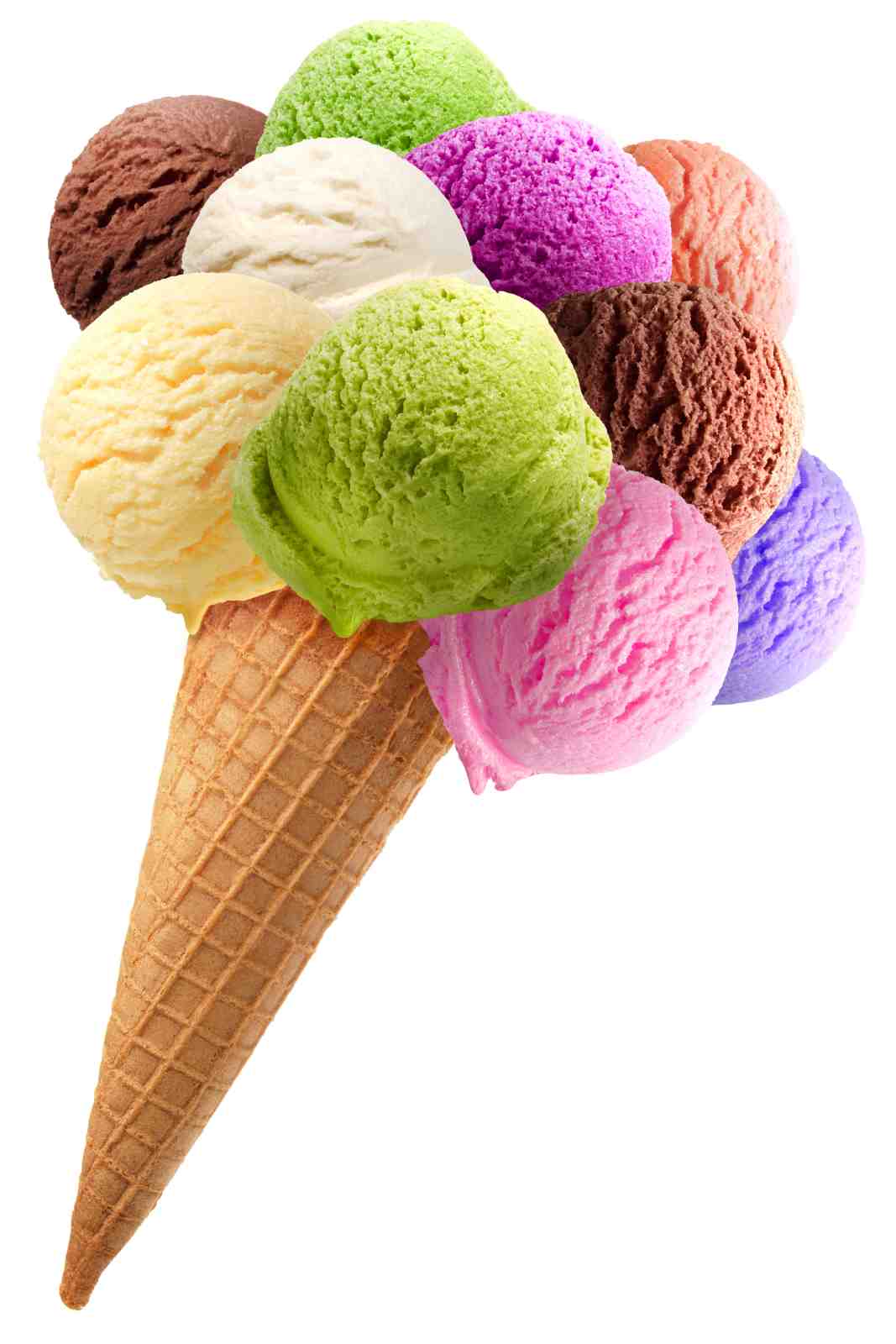 Vibrant Ice Cream Cone Wall Art