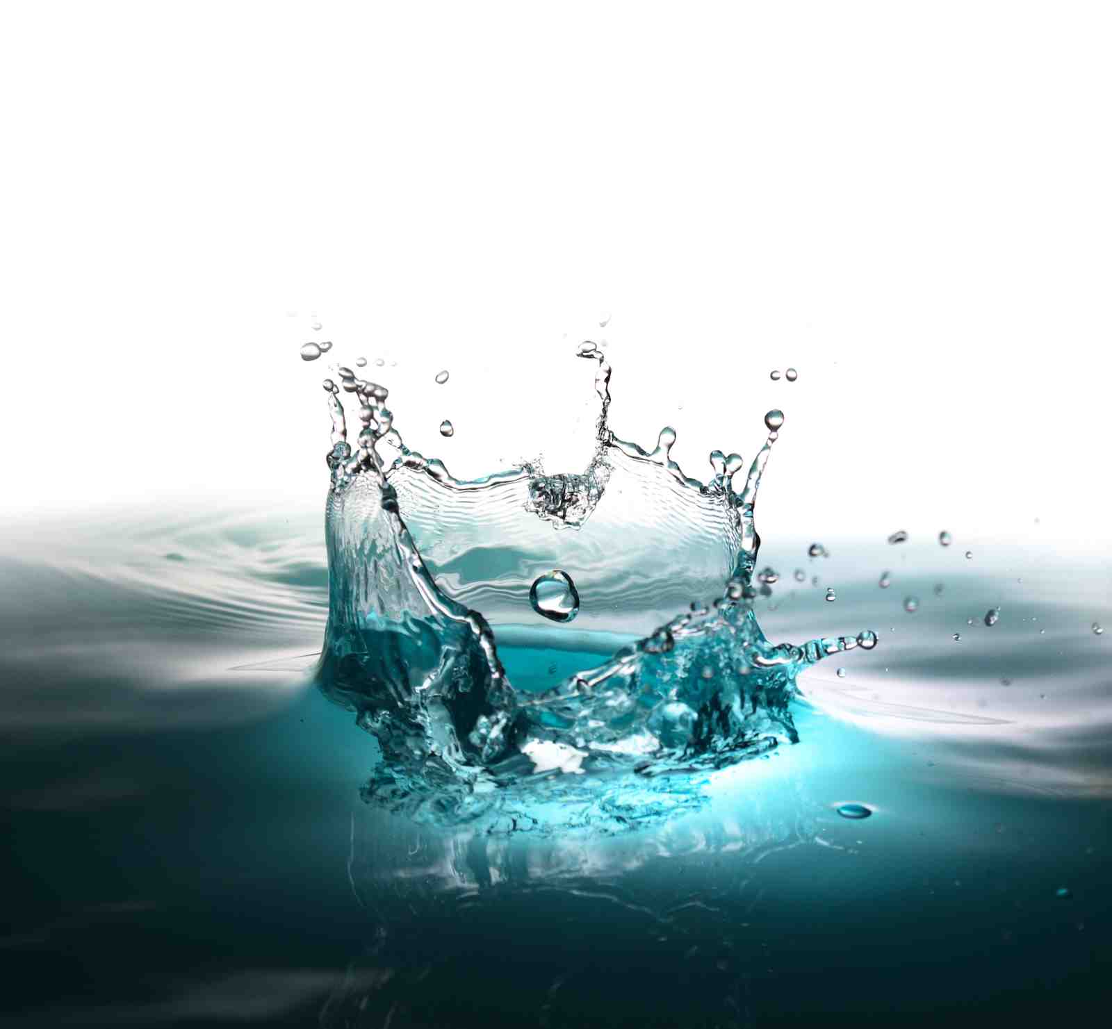 Aqua Splash Serenity: Modern Water Wall Art