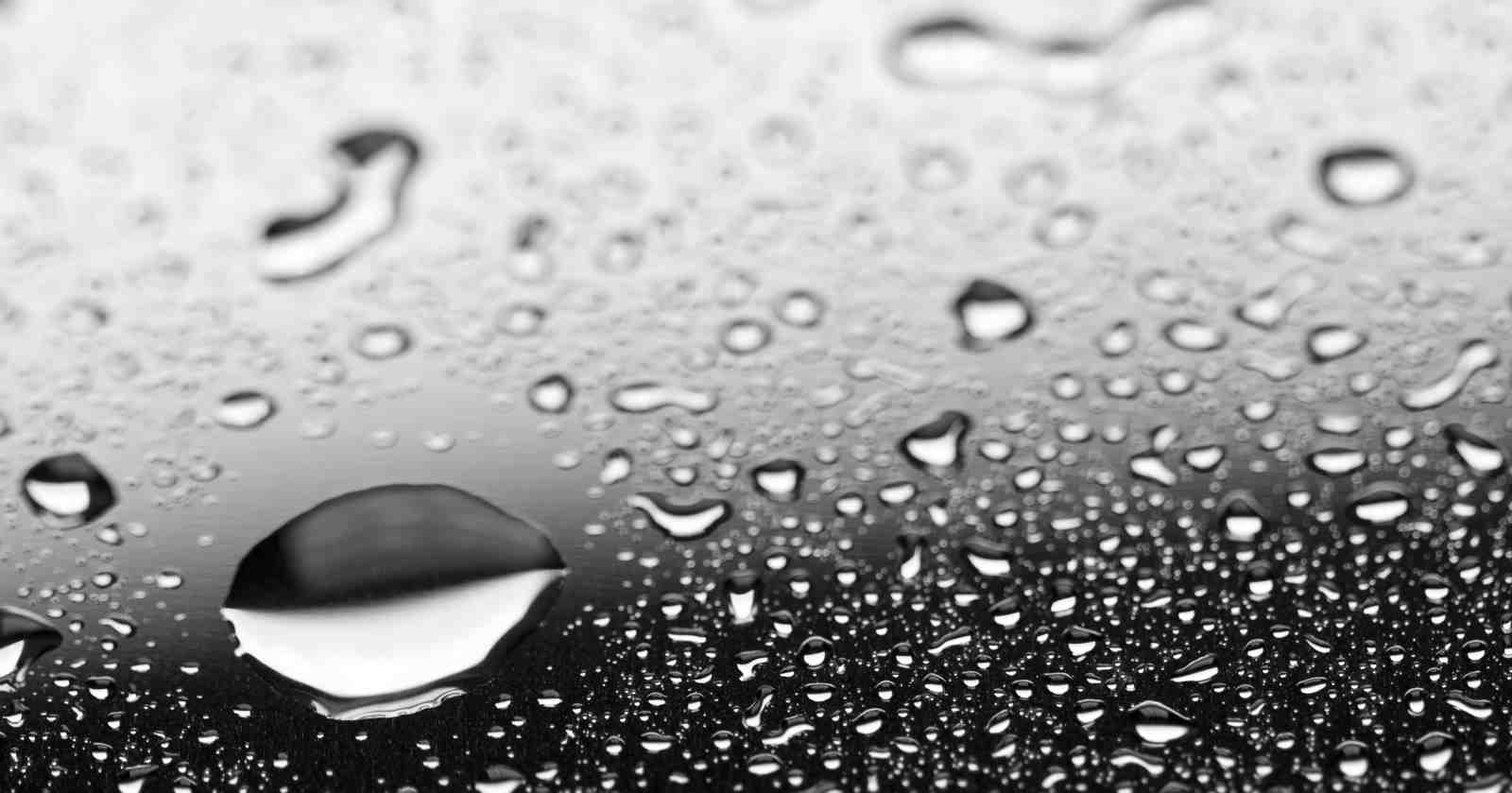 Abstract Water Drops Wall Art