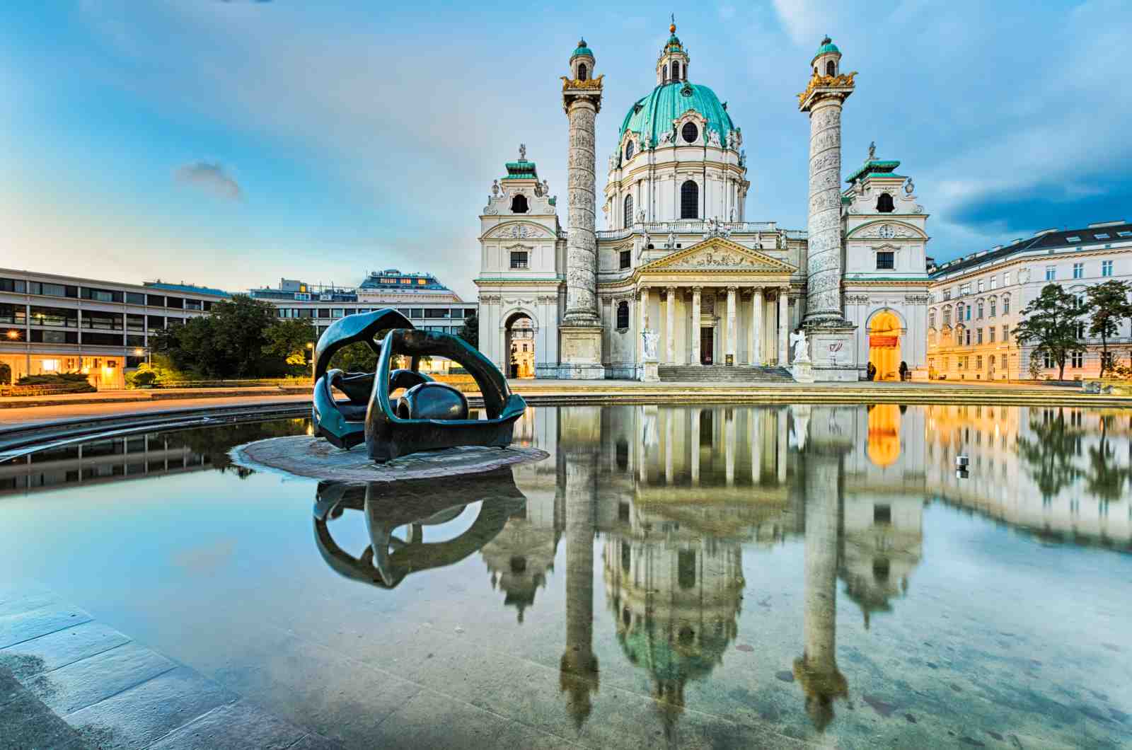 Vienna's Karlskirche & Sculpture Wall Art