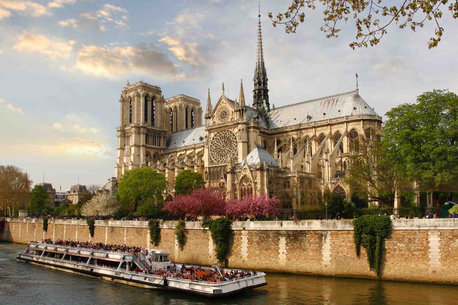 Parisian Seine River Notre Dame Wall Art