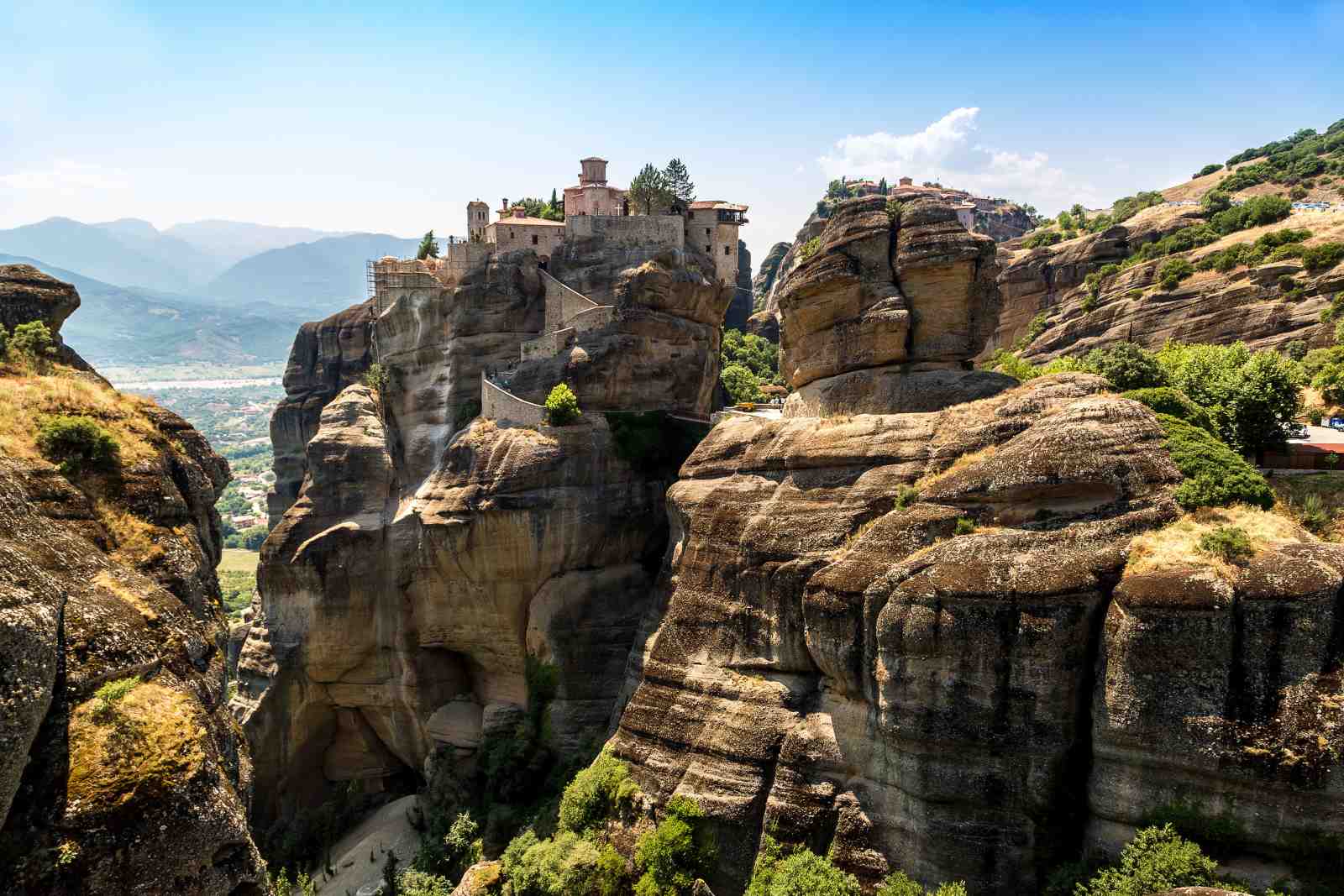 Meteora Monasteries Greece Landscape Wall Art