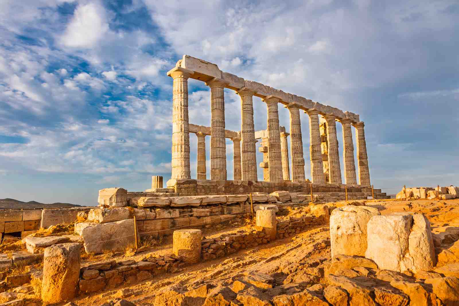 Ancient Greece Temple Columns Wall Art