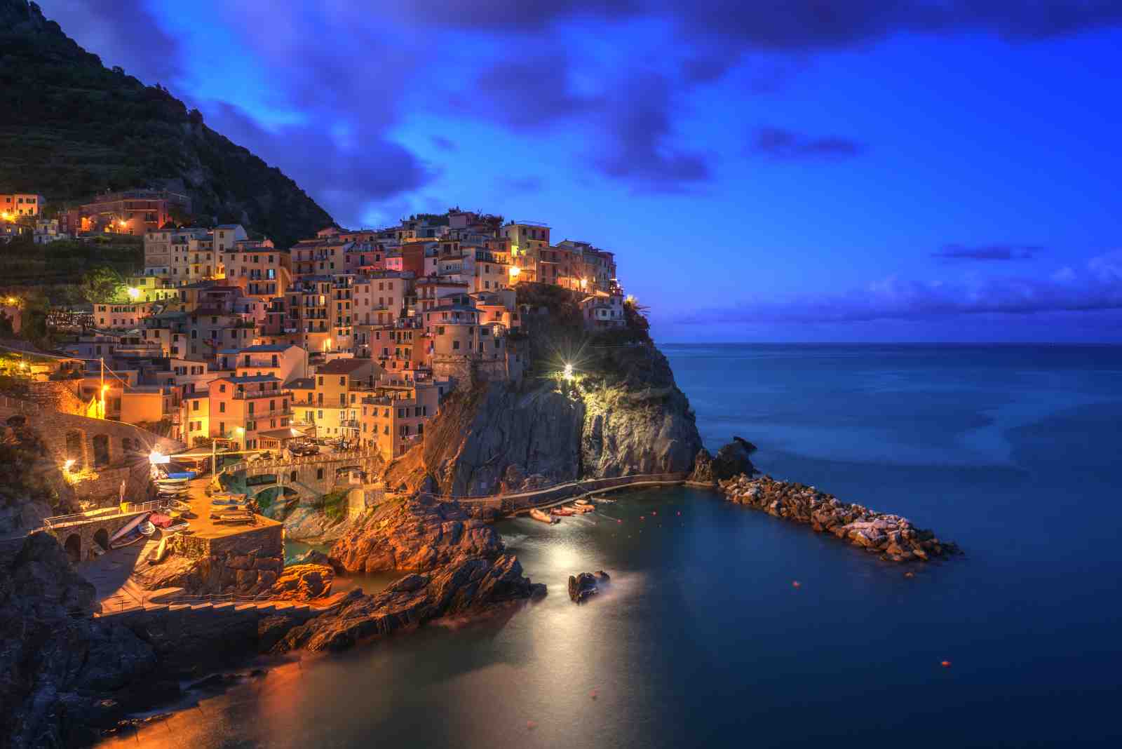 Cinque Terre Italy Coastal Village Wall Art