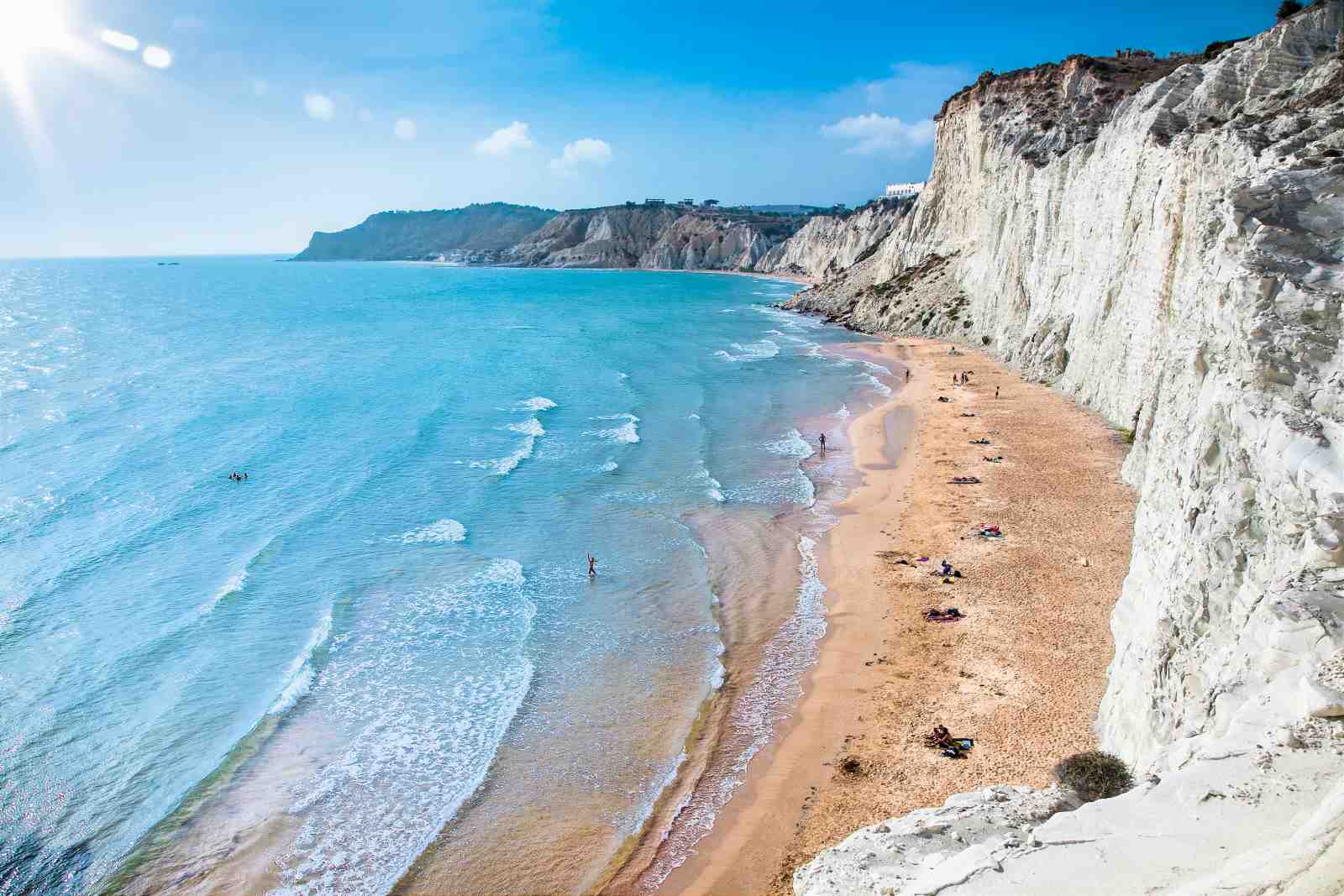 Stunning Mediterranean Beach Cliffs Wall Art