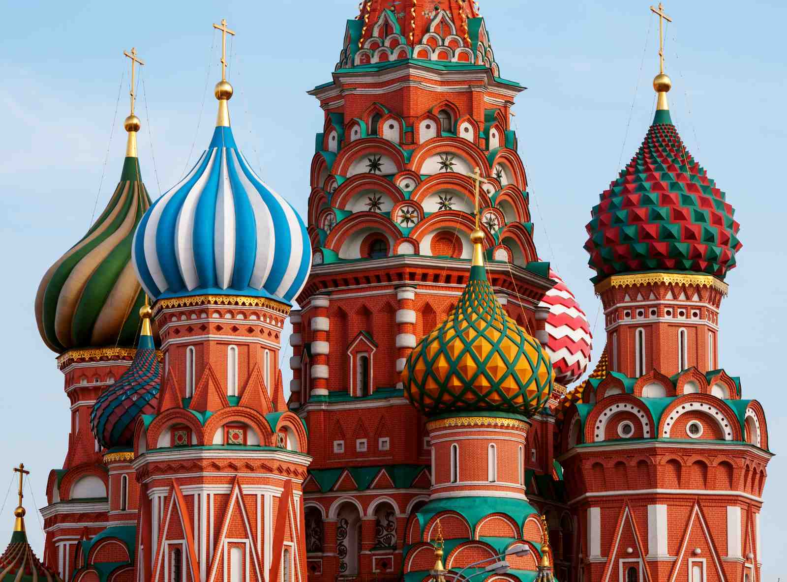 Moscow Cathedral Domes Wall Art - Stunning Architecture