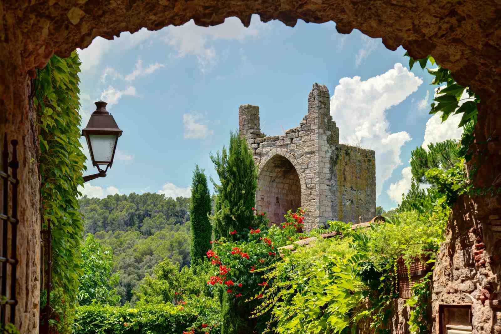 Charming European Ruins Wall Art