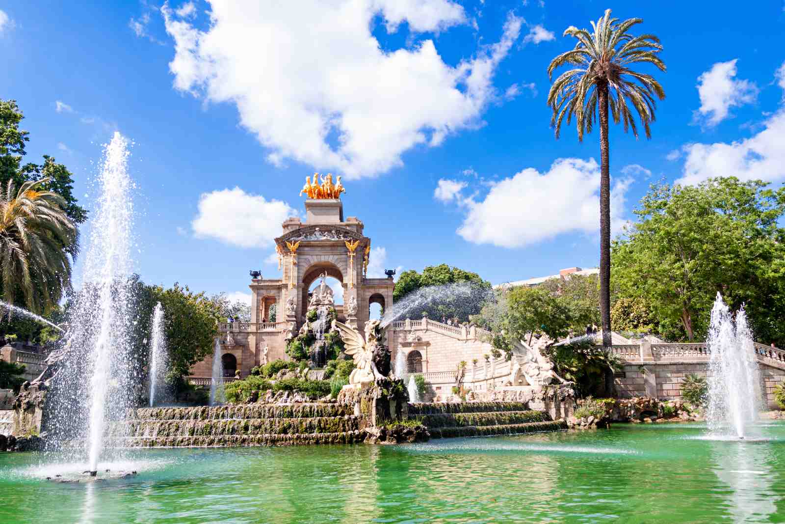 Barcelona Fountain Park Wall Art