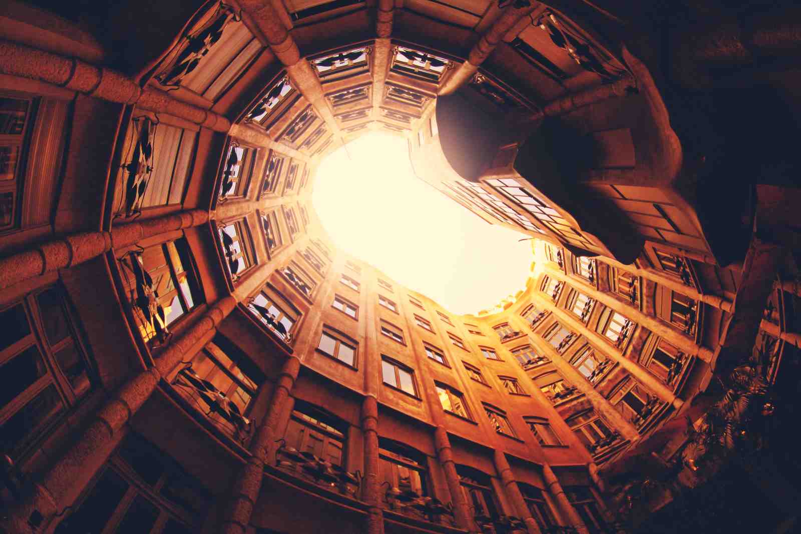 Modern Architectural Courtyard Wall Art
