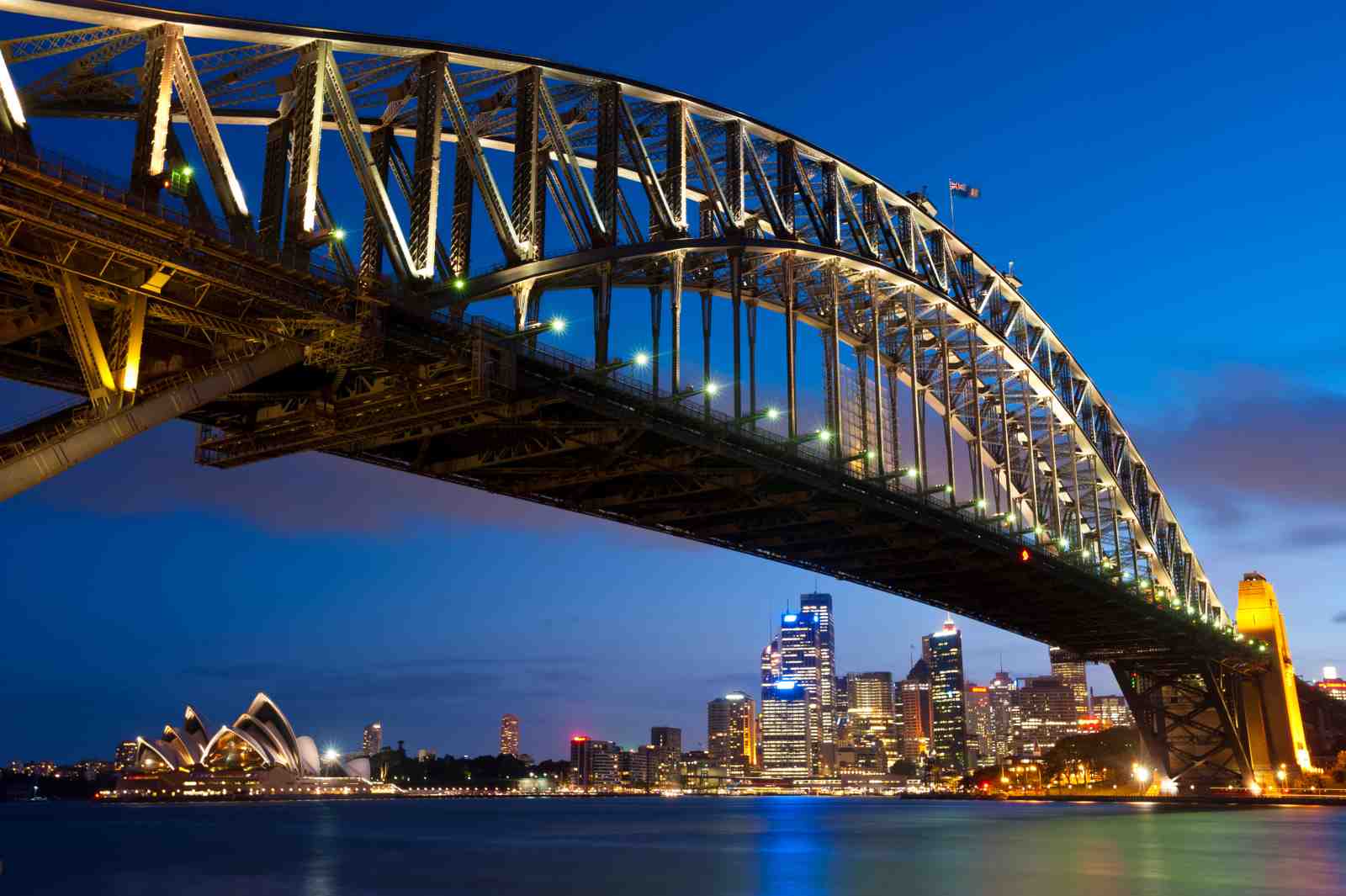 Sydney Harbour Bridge Nightscape Wall Art