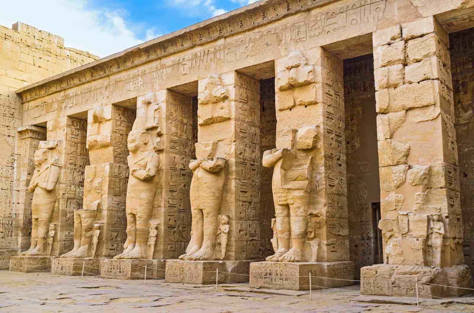 Ancient Egyptian Temple Colossus Wall Art