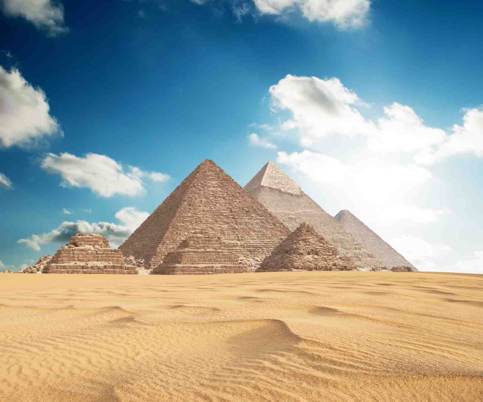 Majestic Pyramids of Giza Wall Art