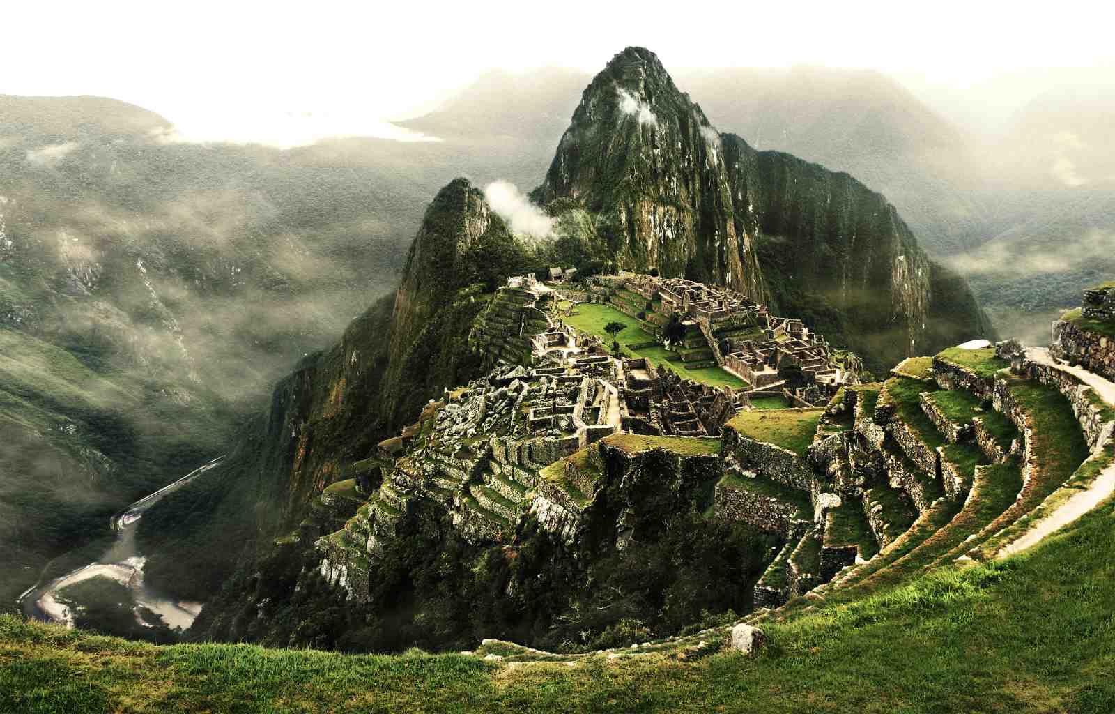 Machu Picchu Peru Andes Mountain View Wall Art