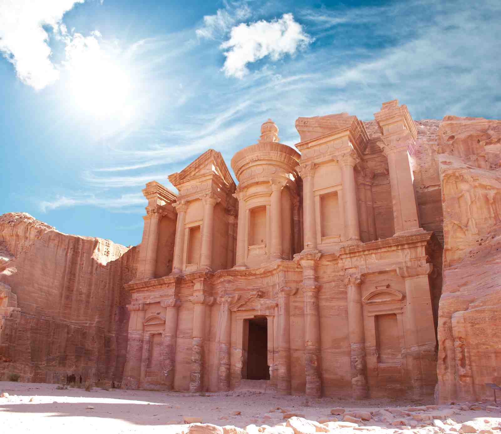 Ancient Petra Monastery Wall Art