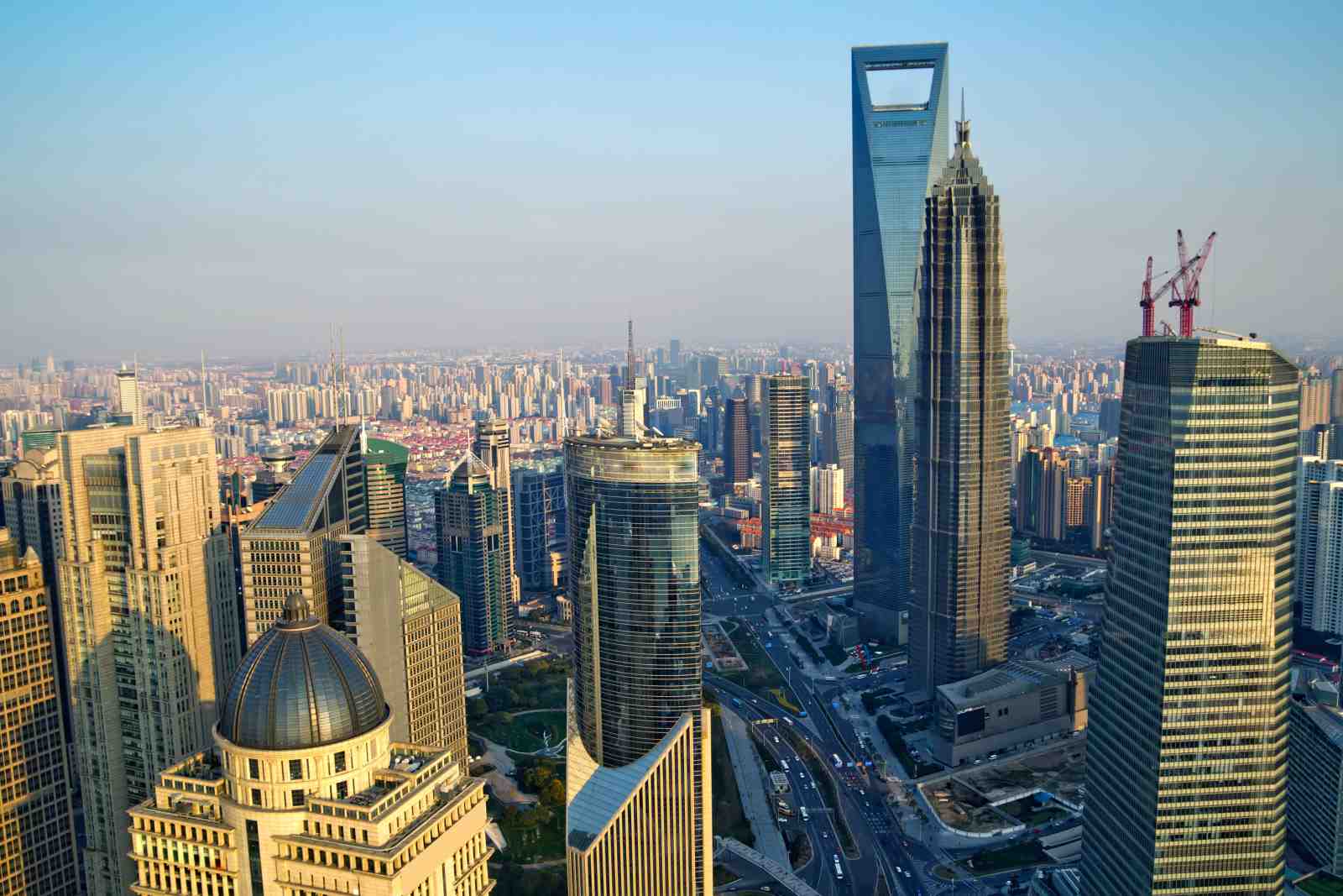Modern City Skyline Wall Art