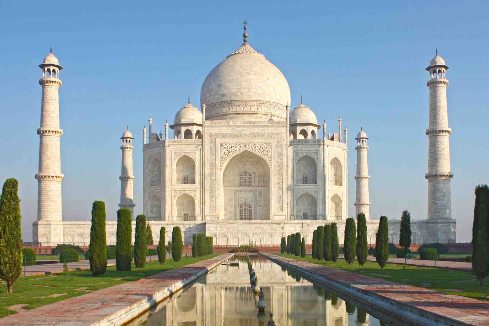 Majestic Taj Mahal Landscape Wall Art