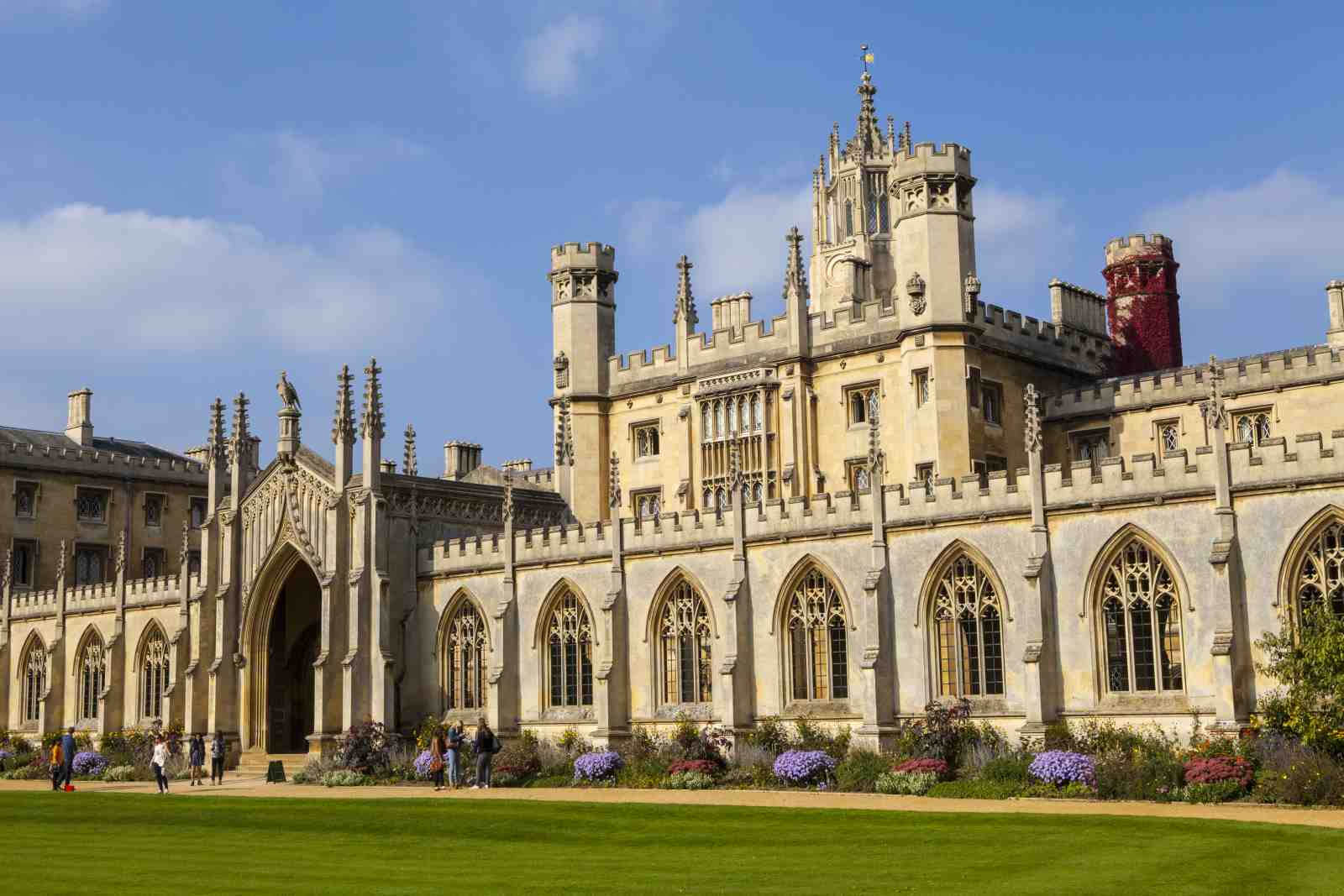 Historic Cambridge College Gothic Archway Wall Art