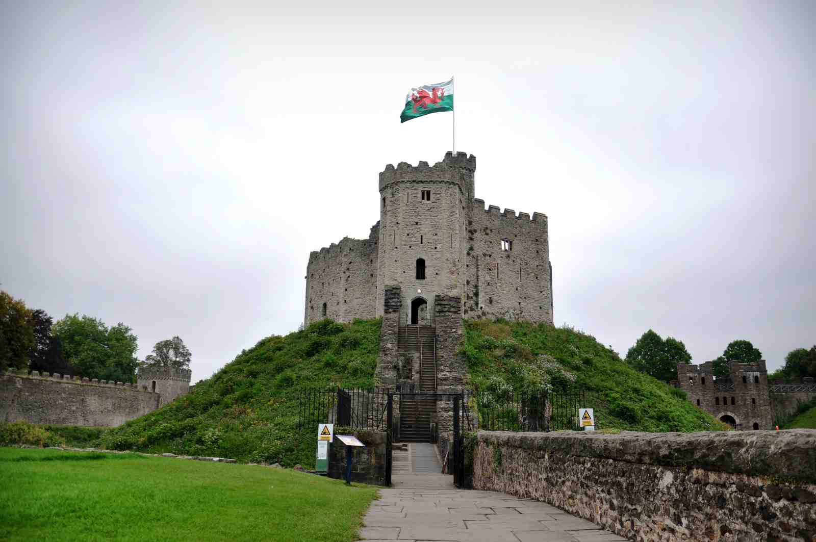 Majestic Castle Welsh Flag Wall Art