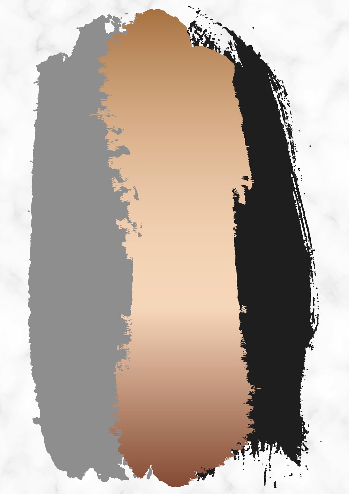 Abstract Brushstrokes Neutral Tones Wall Art