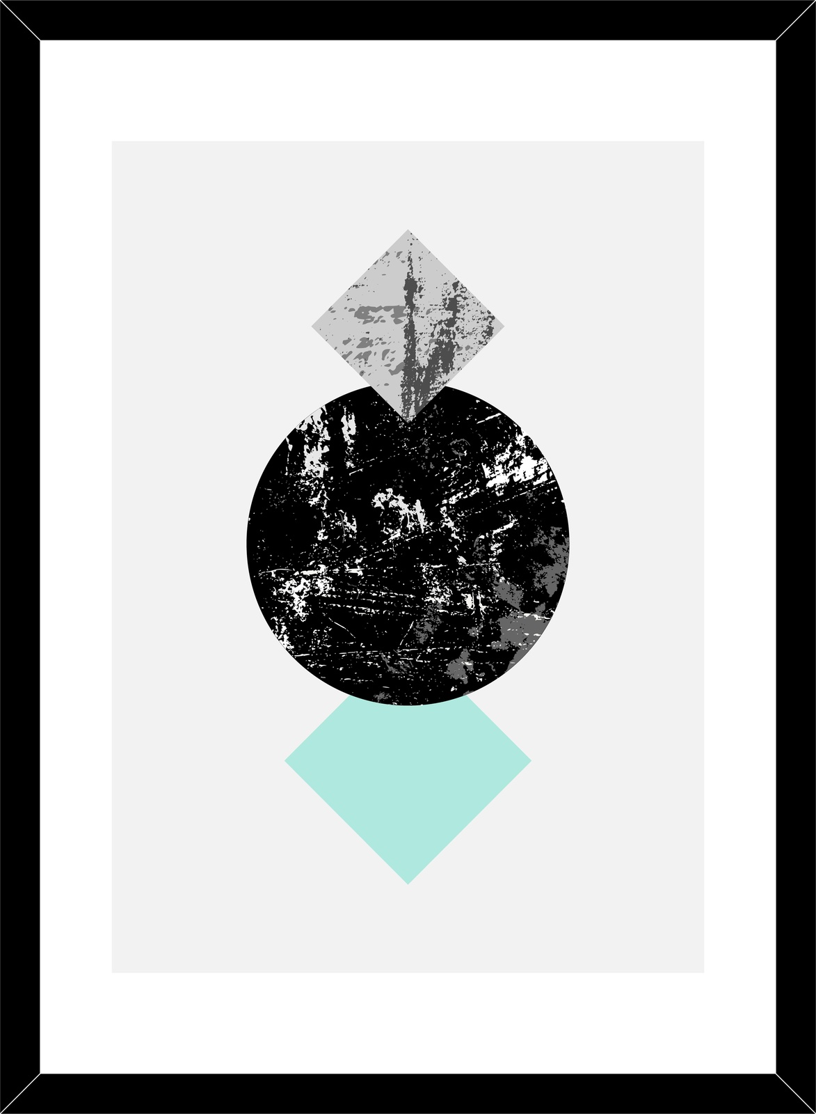 Modern Geometric Abstract Wall Art