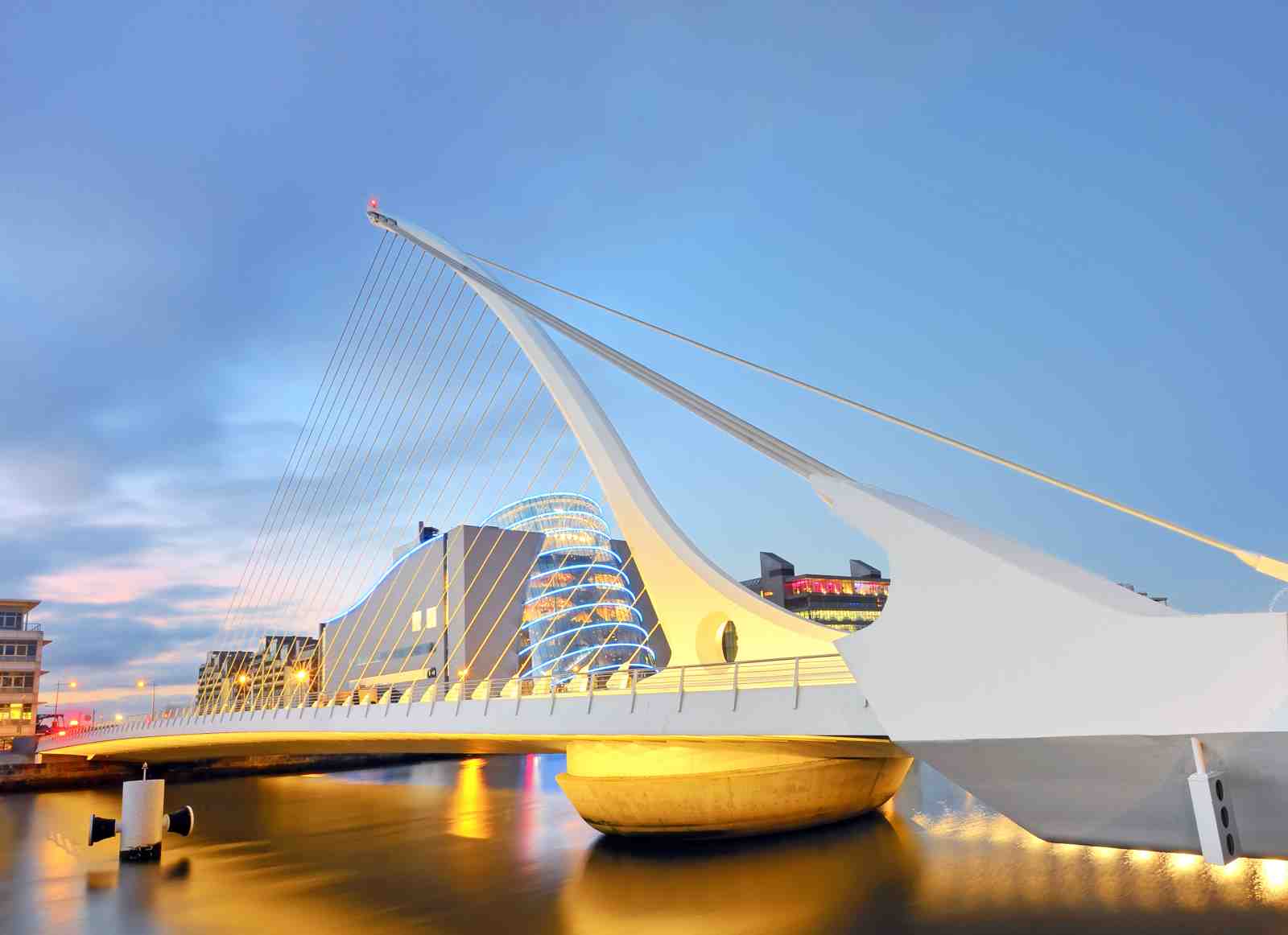Modern Bridge Skyline Wall Art