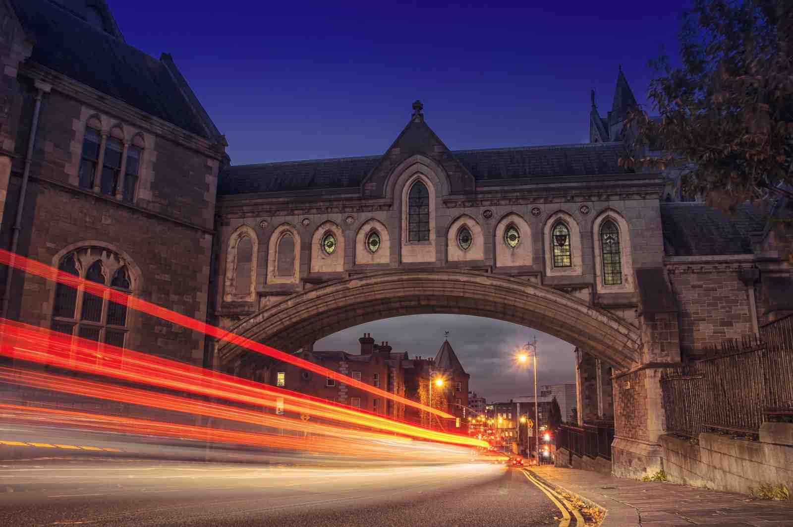 Dublin Bridge Night Cityscape Wall Art