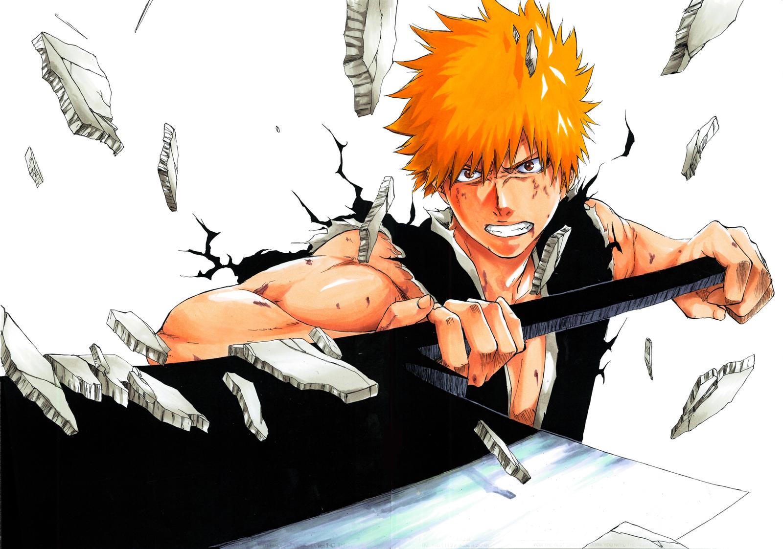 Ichigo Kurosaki Fierce Battle Wall Art
