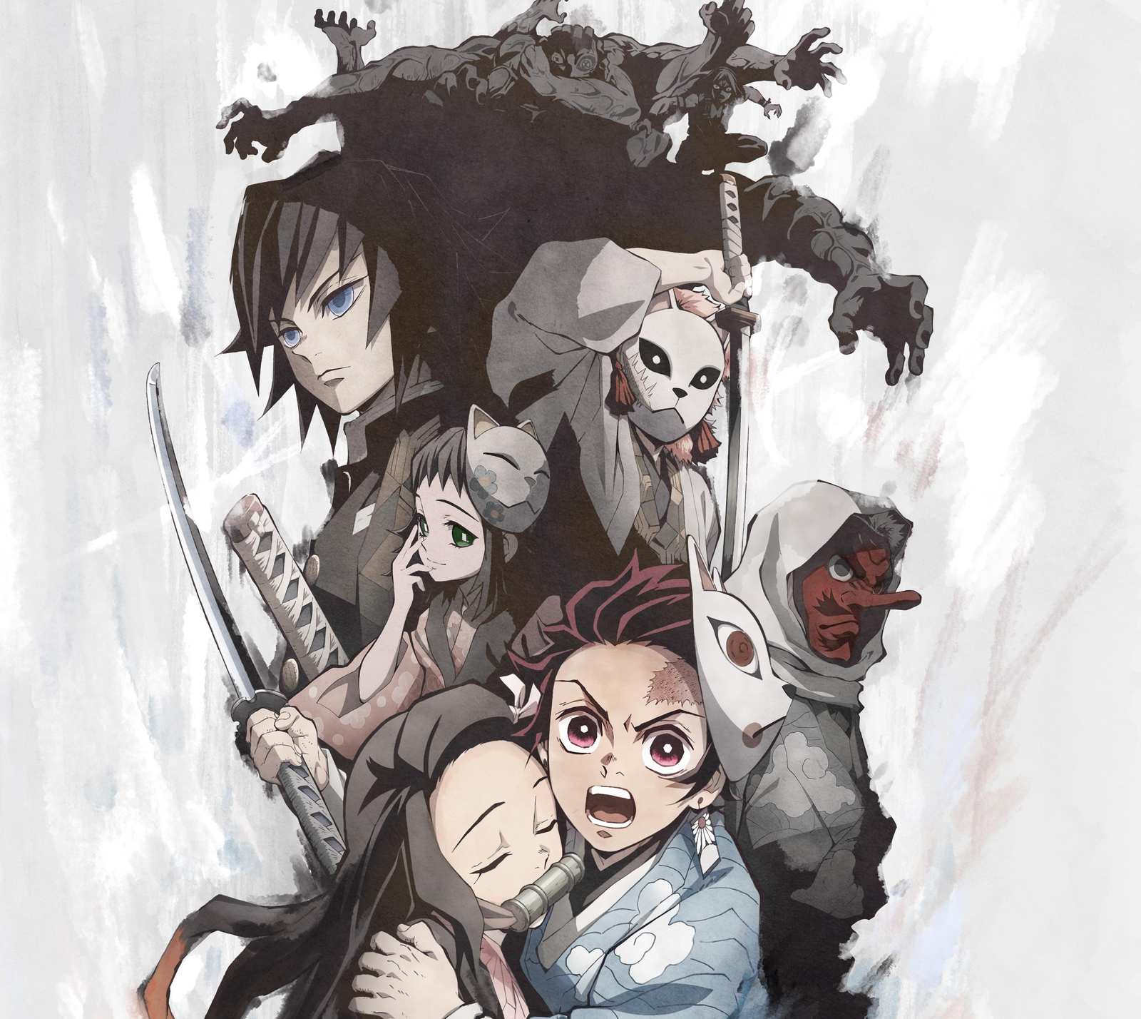 Demon Slayer Anime Characters Wall Art
