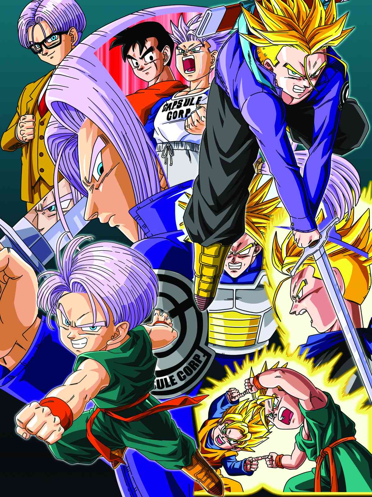 Dragon Ball Trunks Saga Wall Art