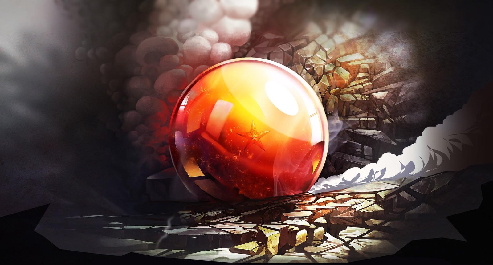 Dragon Ball Wish Sphere Art Wall Art