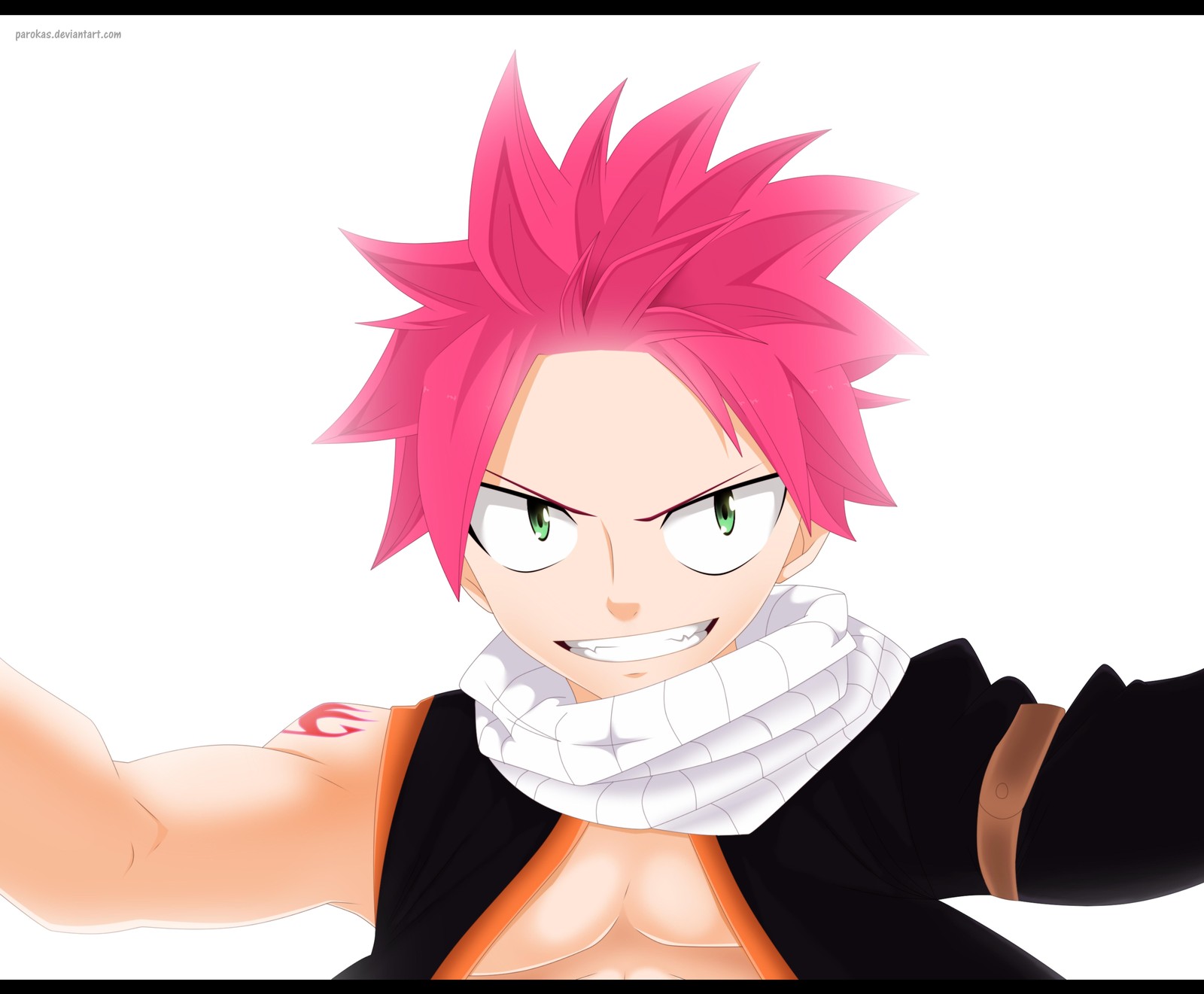 Fiery Dragon Slayer Natsu Wall Art