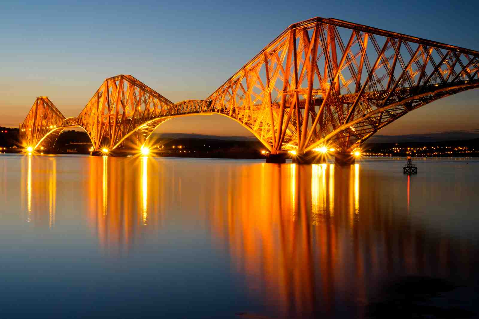Forth Bridge at Dusk Wall Art