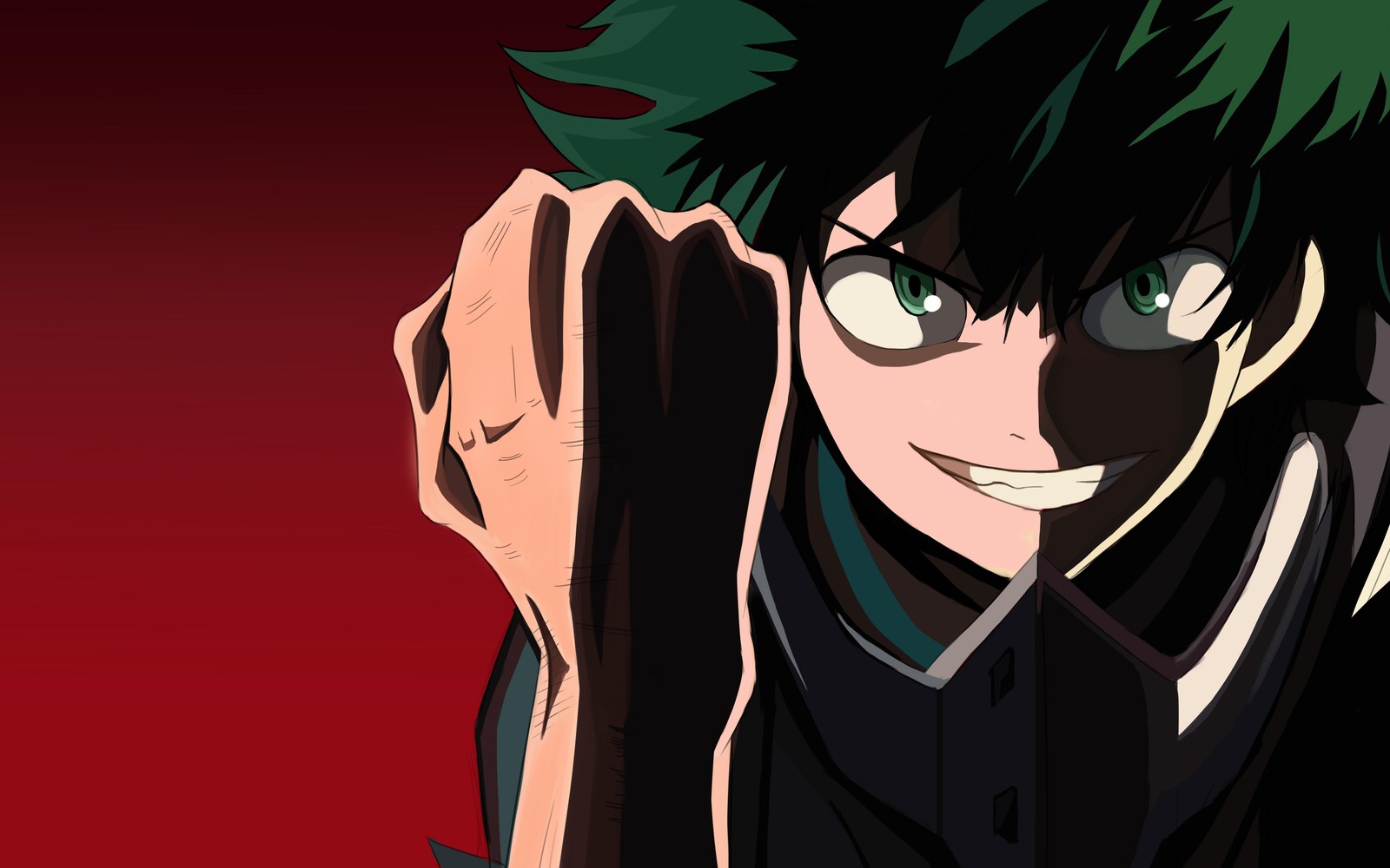 Dynamic Deku Anime Wall Art