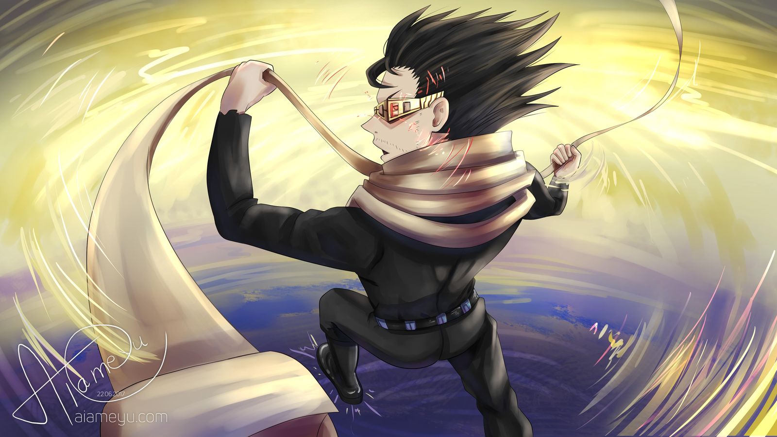 Shota Aizawa "Eraser Head" Action Wall Art