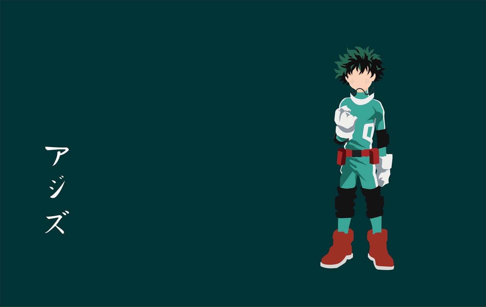 Deku Minimalist Anime Wall Art