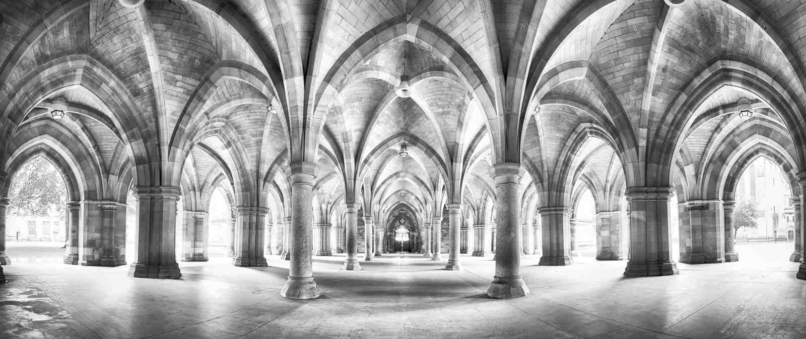 Gothic Arches Architectural Wall Art