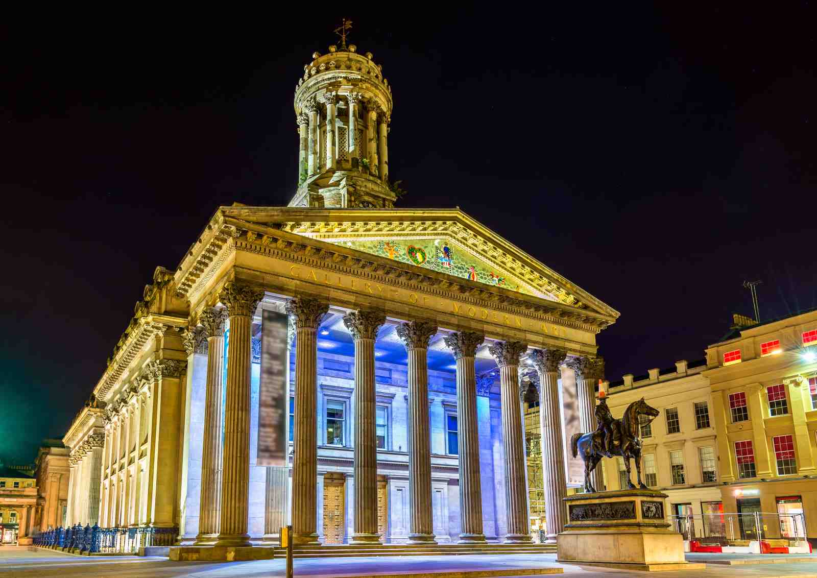 Grand Gallery Architecture Night Wall Art