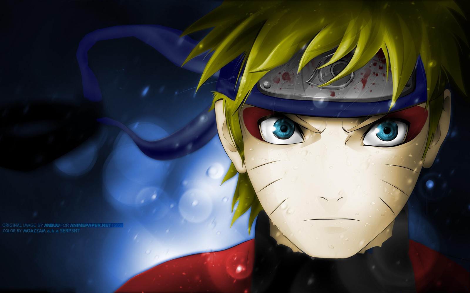 Intense Naruto Gaze Anime Wall Art