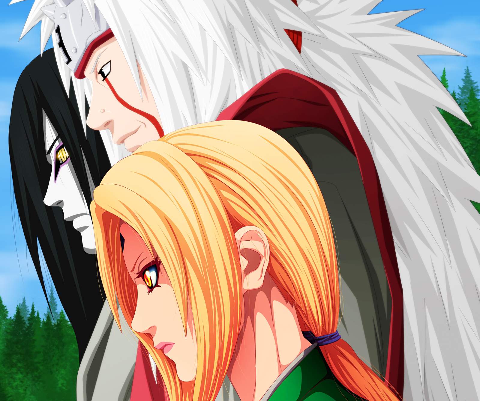 Legendary Sannin Anime Wall Art