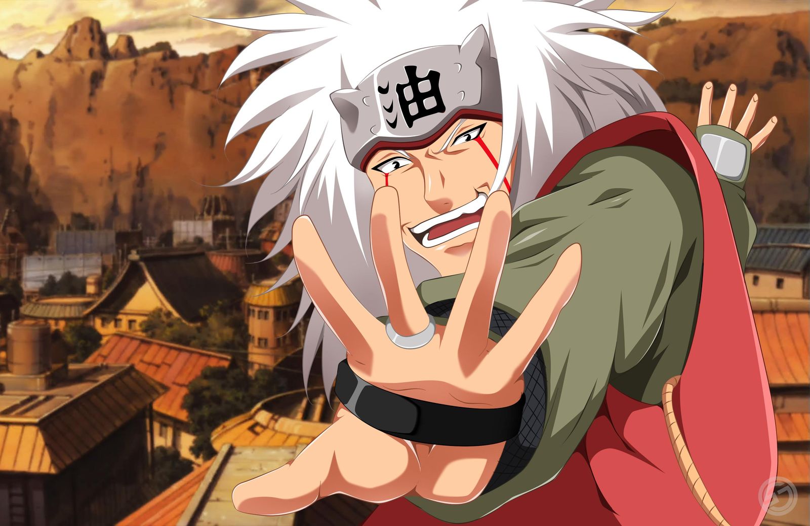 Jiraiya "The Toad Sage" Naruto Wall Art