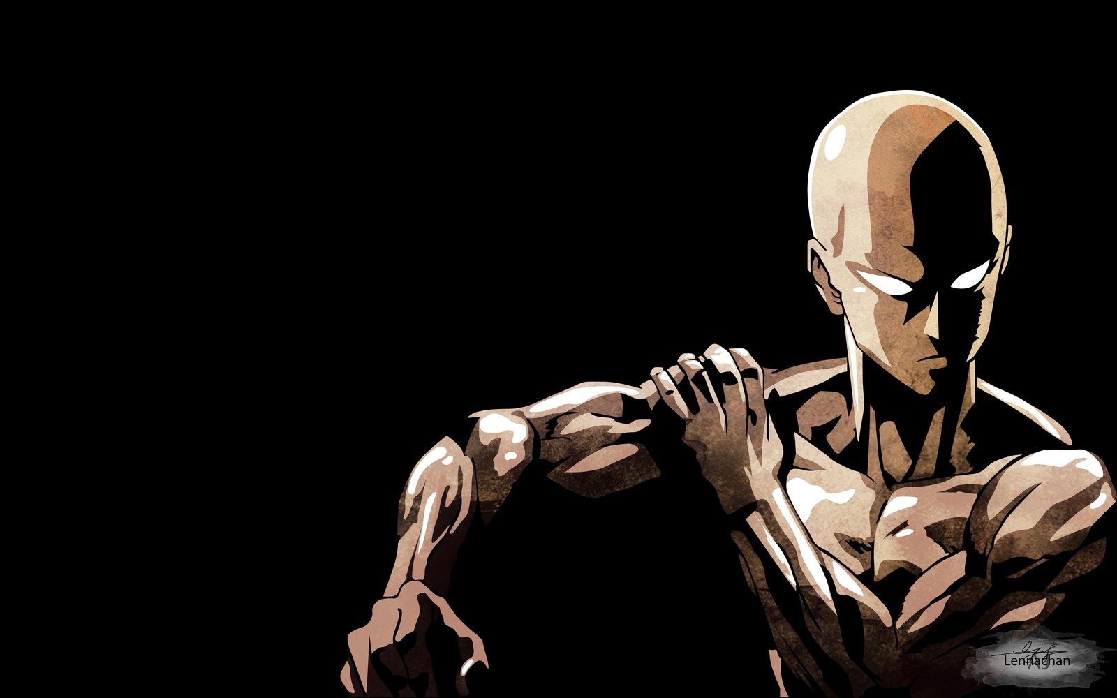 Heroic Monk Anime Wall Art