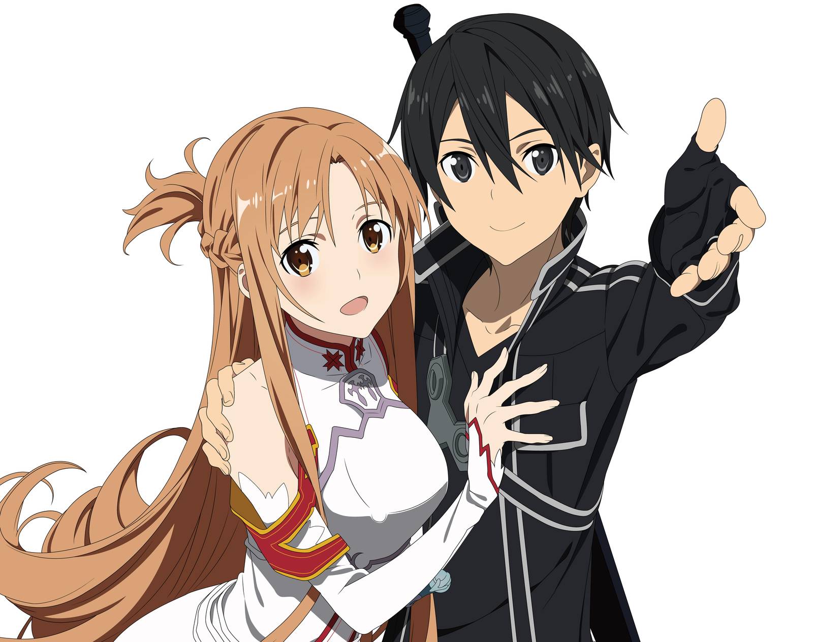 Sword Art Online Kirito Asuna Wall Art