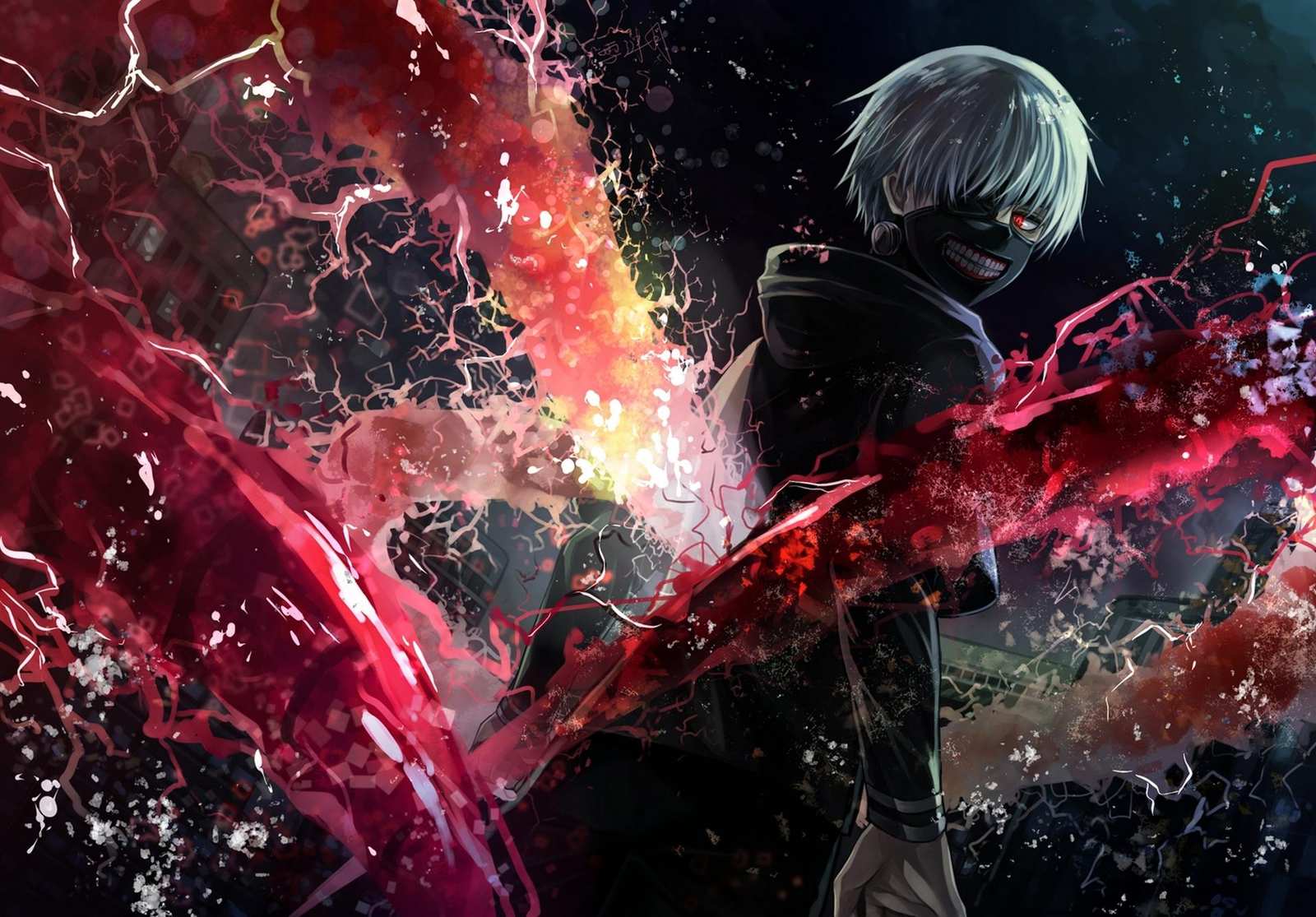 Dark Anime Kaneki Ken Wall Art