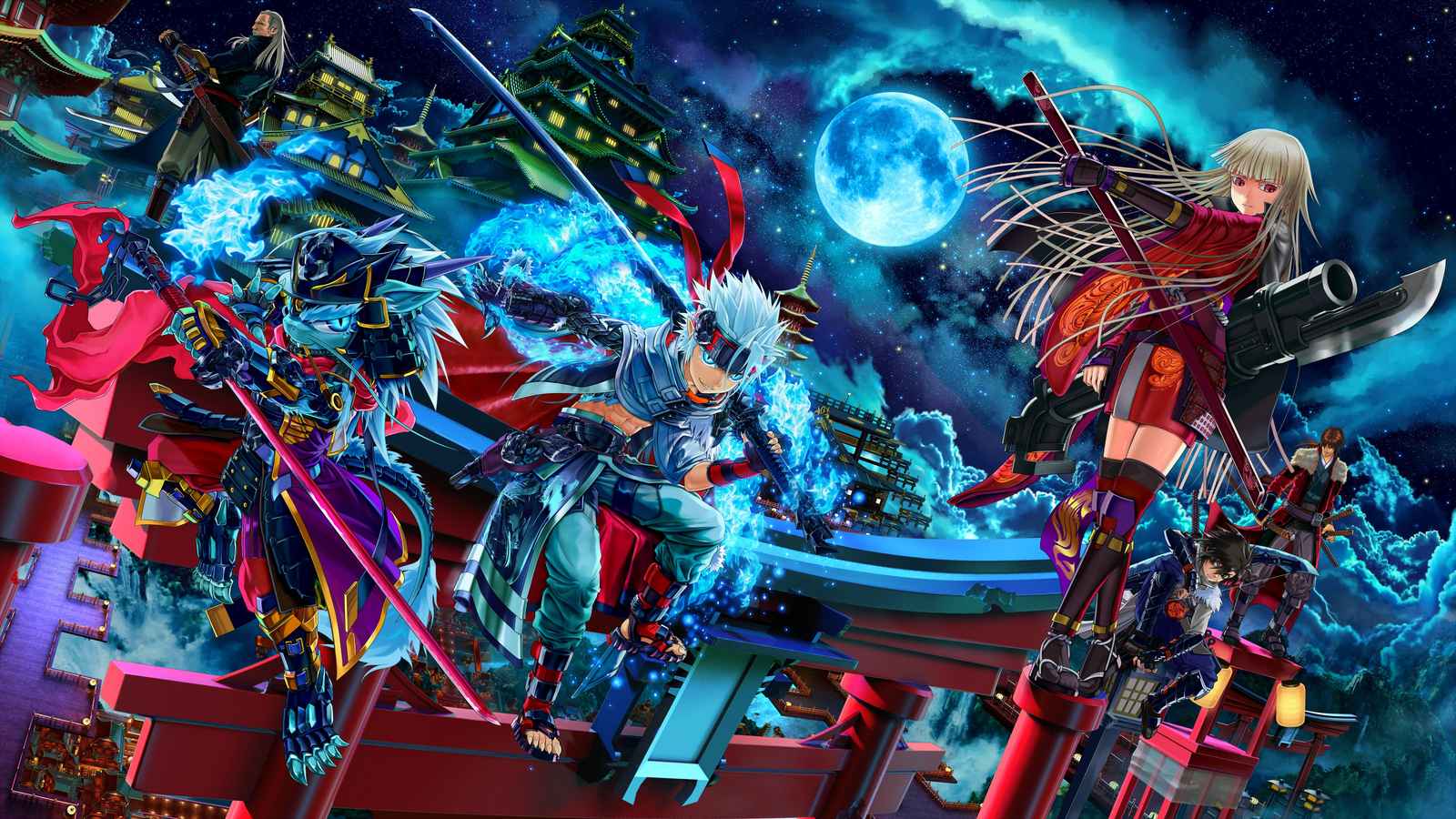 Epic Samurai Battle Anime Wall Art