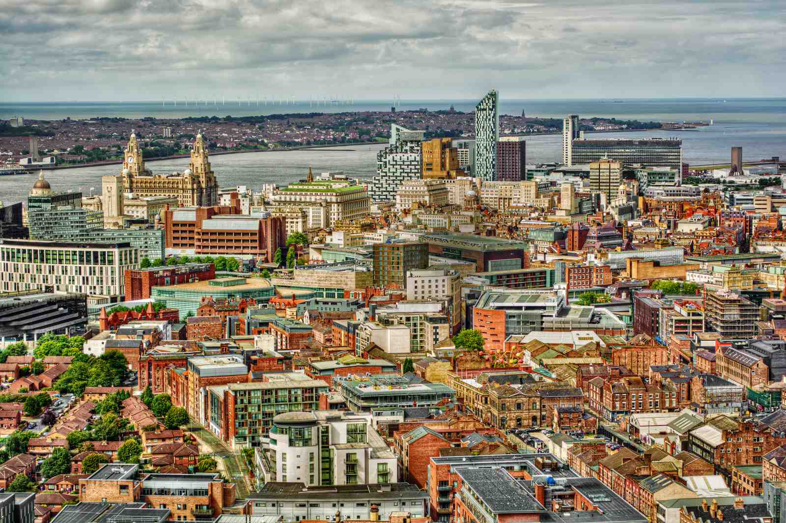 Liverpool Cityscape Panorama Wall Art