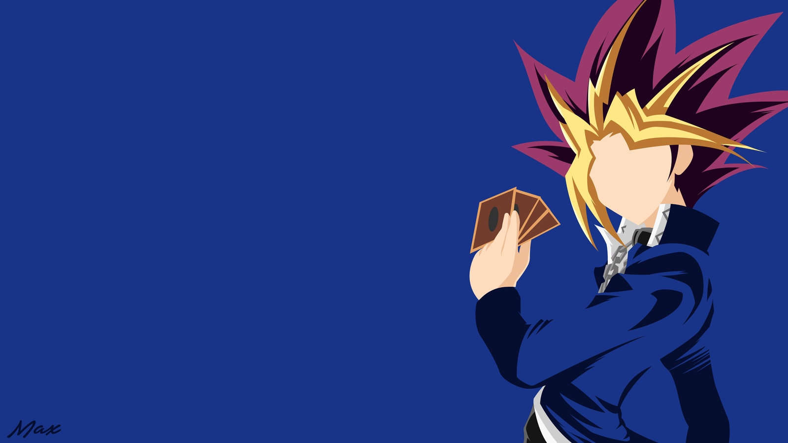 Yugi Muto Minimalist Duelist Wall Art