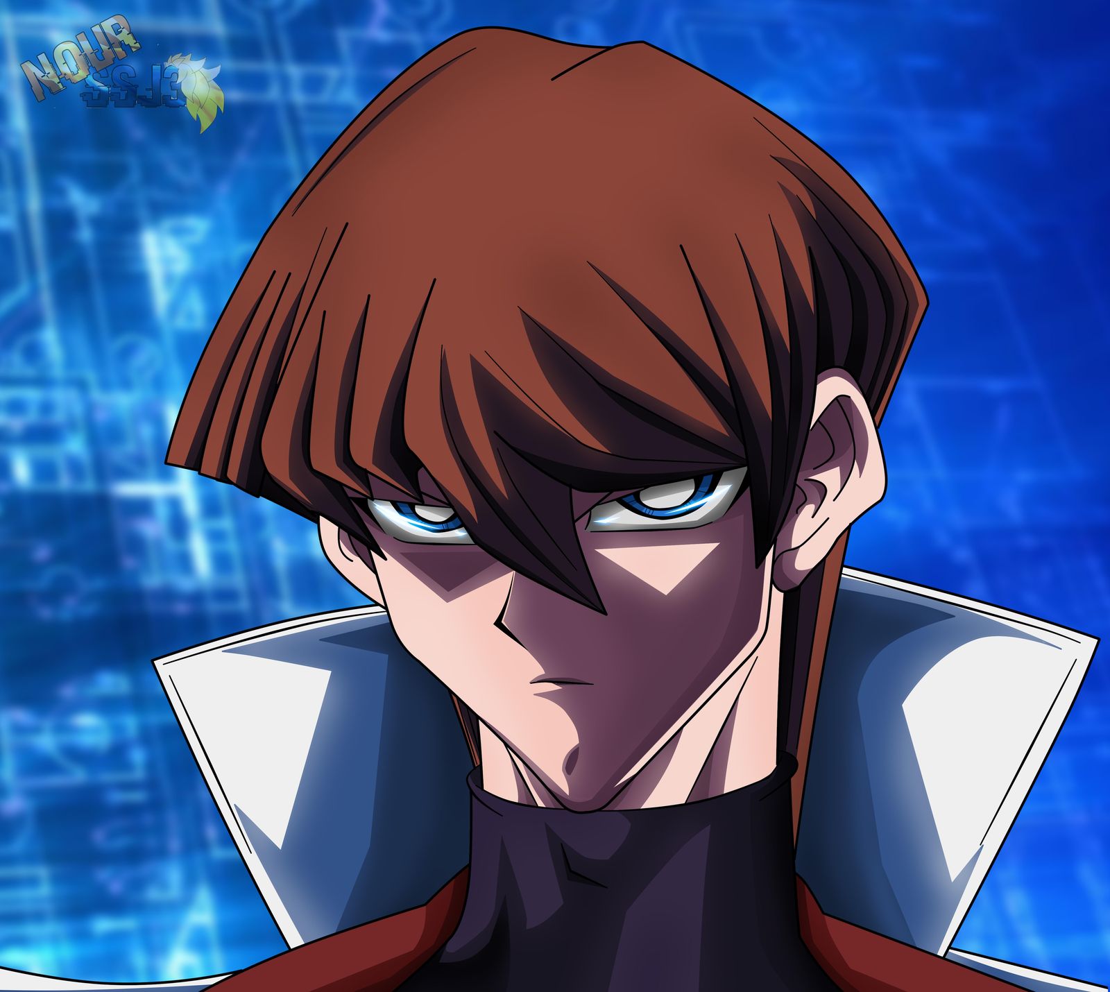 Intense Kaiba Anime Wall Art