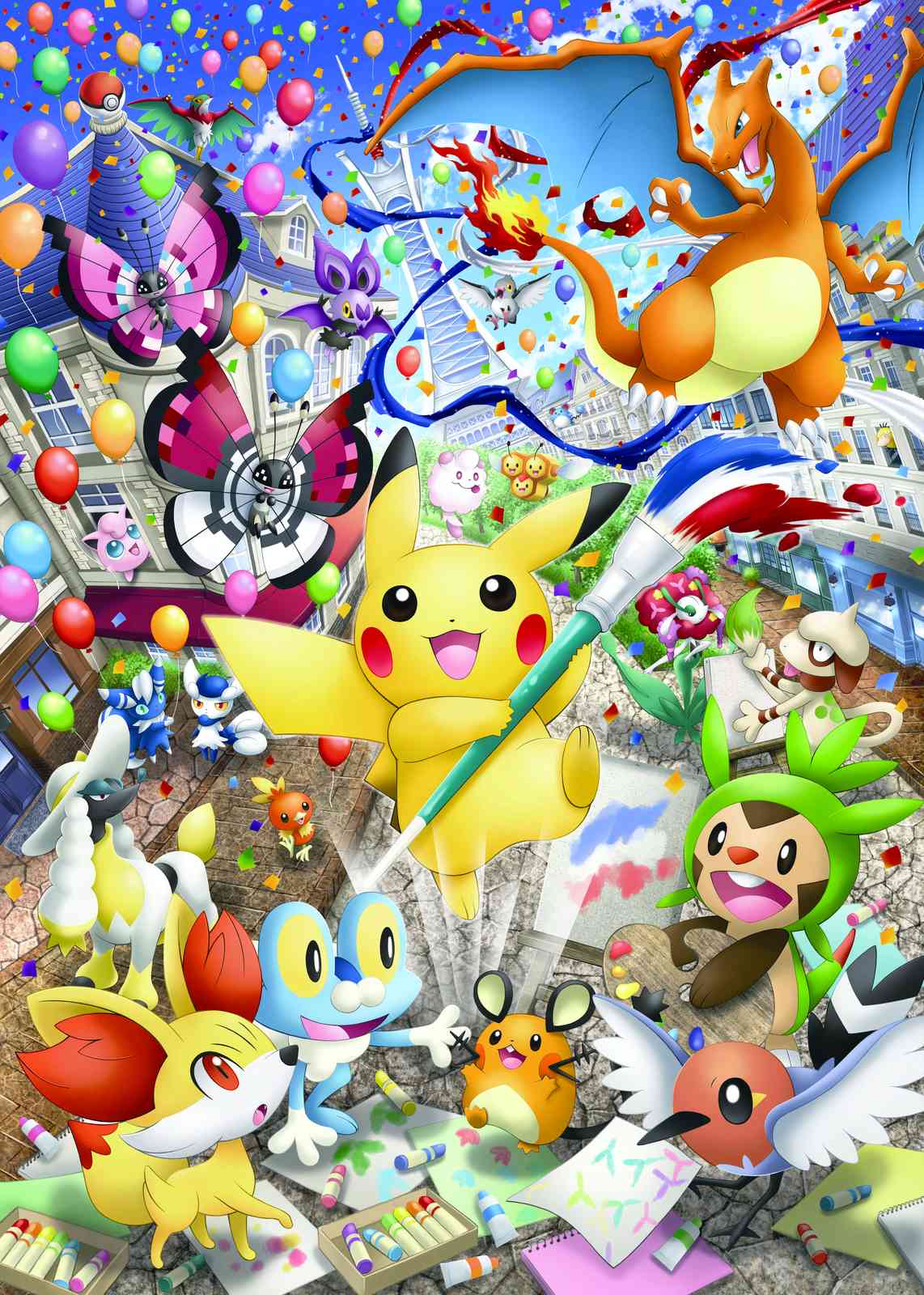 Vibrant Pokemon Art Celebration Wall Art