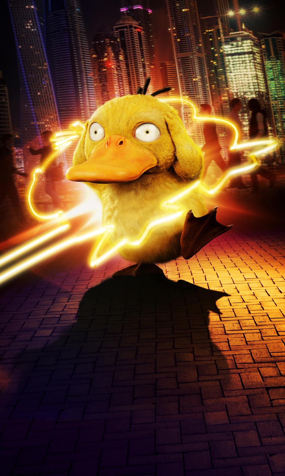 Psyduck City Adventure Wall Art