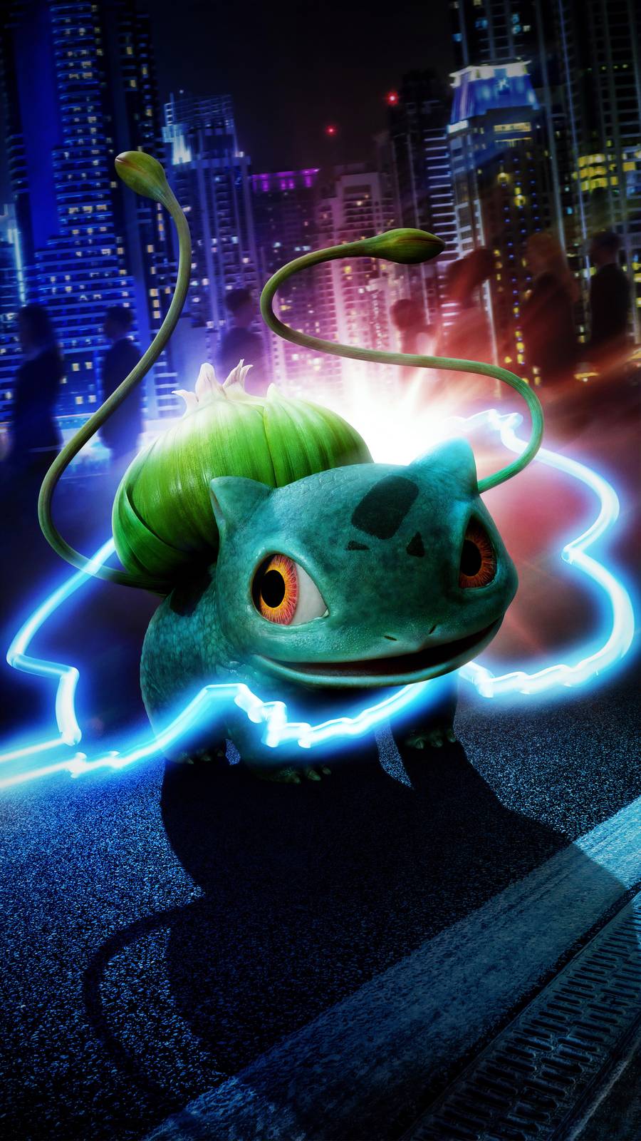 Bulbasaur Electric City Wall Art